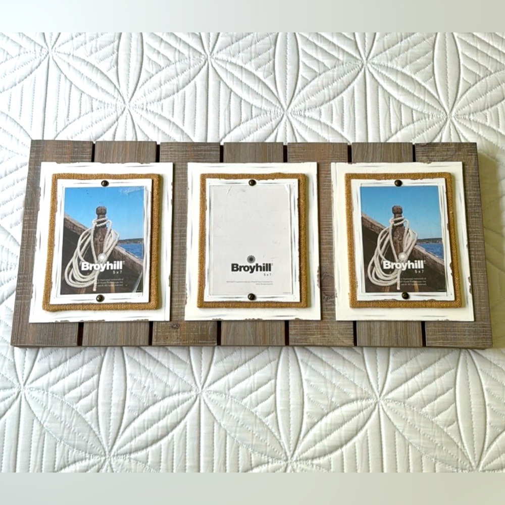 Coastal Three Photo Frame